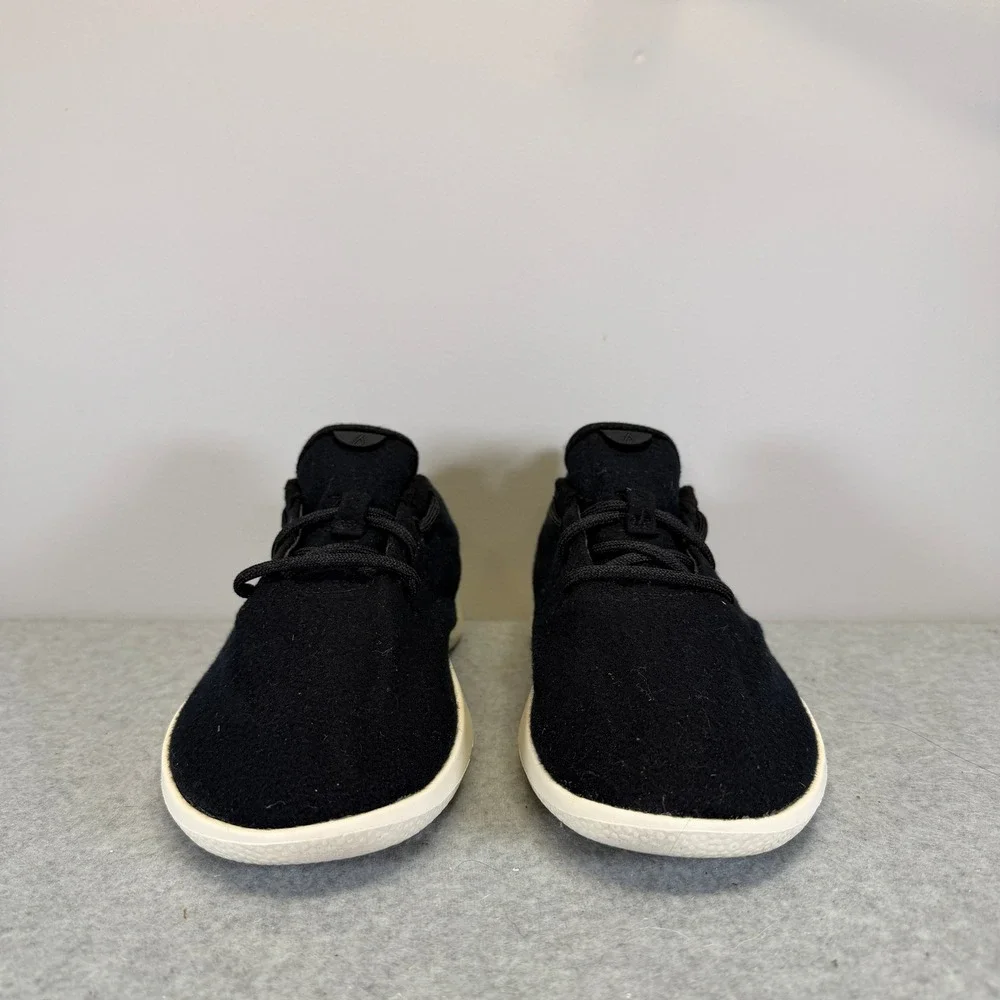Allbirds Wool Runner Women Shoes Size 11 Black White Merino Wool Low Top Sneaker